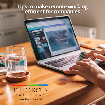 Tips to make remote working efficient for companies